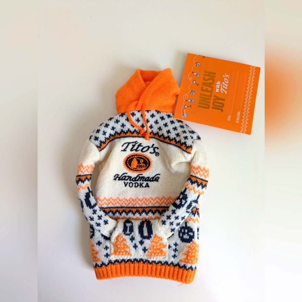 NWT Tito's Bottle Sweater Hoodie